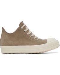 Rick Owens - Taupe Hollywood Low Sneakers - Lyst