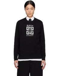 Givenchy - Black 4g Stars Sweatshirt - Lyst