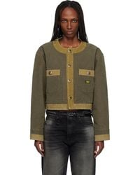 R13 - Cord Trimmed Cropped Chore Jacket - Lyst