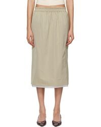 Carven - Pull-On Midi Skirt - Lyst