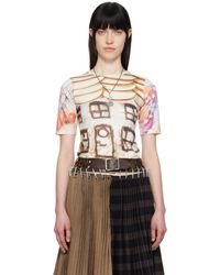 Chopova Lowena - T-Shirt 'Welcome Home' Multicolore En Jersey - Lyst