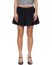 ShuShu/Tong - Tuck Detail Pleated Miniskirt - Lyst