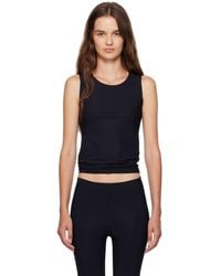 Jil Sander - Round Neck Sleeveless Tank Top - Lyst
