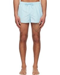 Versace - Embroidered Medusa Swim Shorts - Lyst