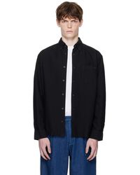 A.P.C. - ブラック Mateo ロゴ シャツ - Lyst