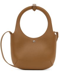 Courreges - Holy Grained Leather Bag - Lyst