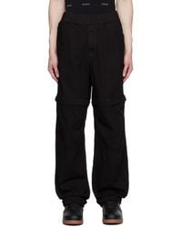 Givenchy - Black Zip Off Jeans - Lyst