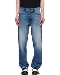 HUGO - Relaxed Tapered-Fit Jeans - Lyst