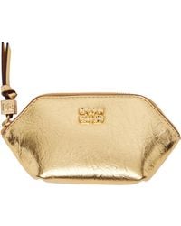 Ganni - Bou Crushed Coin Pouch - Lyst