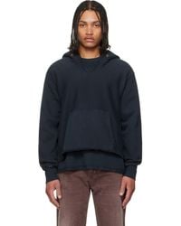 Les Tien - Heavyweight Raw Cropped Hoodie - Lyst