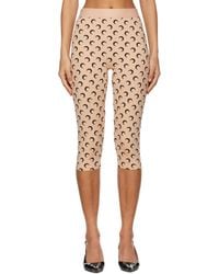 Marine Serre - Recycled Moon Jersey Capri Leggings - Lyst