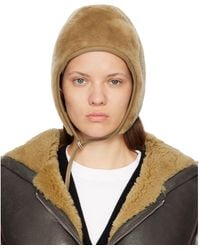 Acne Studios - Shearling Hat - Lyst