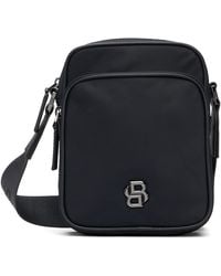 BOSS - Double B Monogram Reporter Bag - Lyst