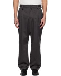 Yohji Yamamoto - Neighborhood Edition Tuck Work Trousers - Lyst