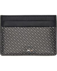 BOSS - Grained Faux-Leather Card Holder - Lyst