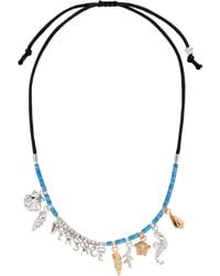 Versace - Collier À Perles Et À Breloques Icons De La Mer - Lyst