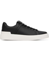 Balmain - B-Court Calfskin Sneakers - Lyst