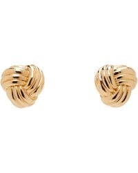 Bottega Veneta - Intreccio Earrings - Lyst