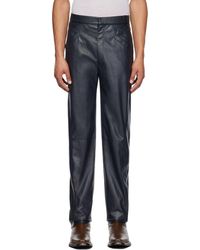 Situationist - Yaspis Edition Faux-leather Trousers - Lyst