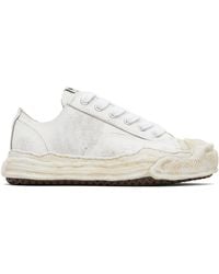 Maison Mihara Yasuhiro - 'Hank' Og Sole Shrink Leather Low-Top Sneakers - Lyst