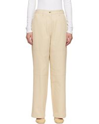 LE17SEPTEMBRE - Cotton Twill Work Trousers - Lyst