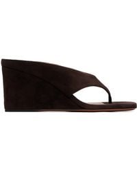 Alaïa - Cube Thong Heeled Sandals - Lyst