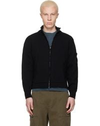 C.P. Company - Compact Cotton Zipped Cardigan Sweater - Lyst