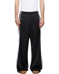 Martine Rose - Burgundy Wide Leg Track Pants - Lyst