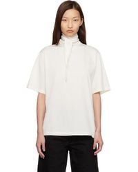 Lemaire - Off- Foulard T-Shirt - Lyst