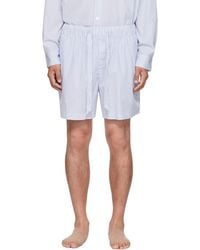 Tekla - Poplin Pyjama Shorts - Lyst