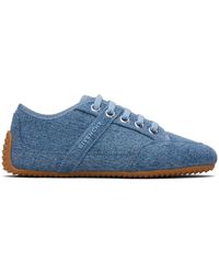 Givenchy - Baskets Étroites Bleues En Denim - Lyst
