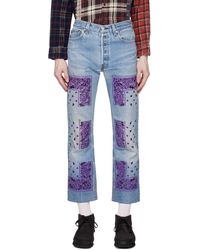Noma T.D - Bandana Embroidery Jeans - Lyst