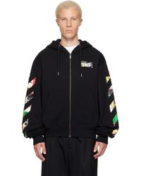 Off-White c/o Virgil Abloh - Industrial Arrow Regular Zip Hoodie - Lyst