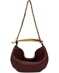 Bottega Veneta - Burgundy Small Sardine Bag - Lyst