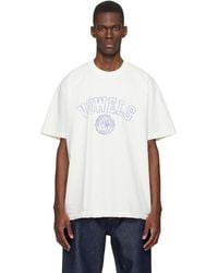 vowels - Off- Faded Collegiate T-Shirt - Lyst