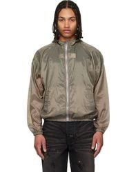 ALEXANDER DIGENOVA - Khaki Taped Seam Rain Jacket - Lyst