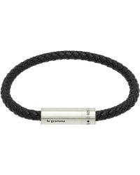 Le Gramme - Leather Cable 'Le 7G' Bracelet - Lyst