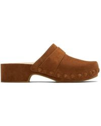 Chloé - Tan Joy Clogs - Lyst