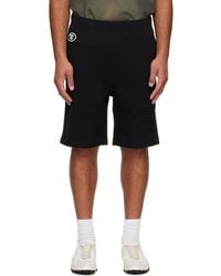 Aape By A Bathing Ape - 'Aapeunvs' Moonface Logo Sweat Shorts - Lyst
