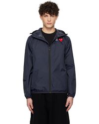 COMME DES GARÇONS PLAY - K-Wayエディション ネイビー Claude ジャケット - Lyst