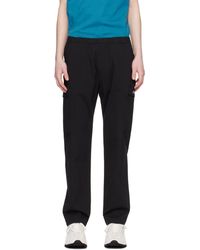 PS by Paul Smith - Black Drawstring Cargo Pants - Lyst