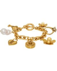 Marc Jacobs - Love Letter Charm Bracelet - Lyst