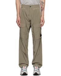 C.P. Company - Pantalon Cargo Vert À Lentille - Lyst