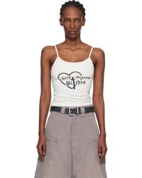 Willy Chavarria - Off- 'Keep Praying Bitches' Cholita Camisole - Lyst