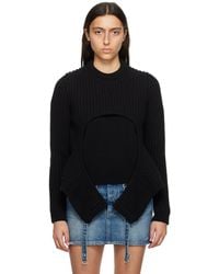 Off-White c/o Virgil Abloh - Meteor Cut Out Sweater - Lyst