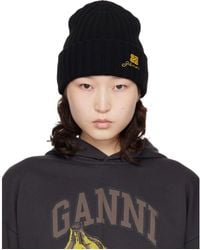 Ganni - Wool Knit Beanie - Lyst
