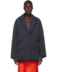 Stella McCartney - ネイビー パファー コート - Lyst