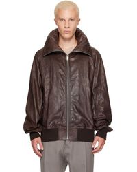 Rick Owens - Tower Dracuflight Leather Jacket - Lyst