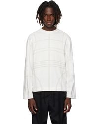 Craig Green - ホワイト フラットシーマ 長袖Tシャツ - Lyst