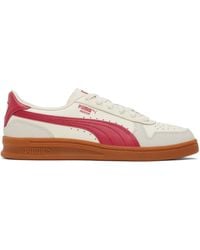 PUMA - オフホワイト&レッド Indoor Og スニーカー - Lyst